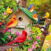 Spring Birds Diamond Painting