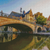 St Michaels Bridge Ghent Diamond Painting