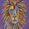 Steven Brown Colorful Lion Head Diamond Painting