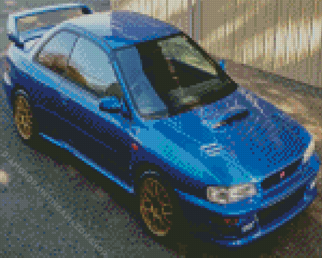 Subaru Impreza 22B Sti Diamond Painting