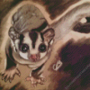 Sugar Glider Art Diamond Painting