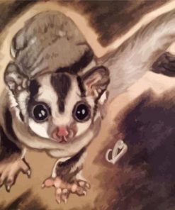 Sugar Glider Art Diamond Painting