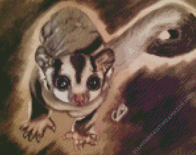 Sugar Glider Art Diamond Painting