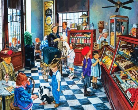 Sweet Cakes Shop Diamond Painting