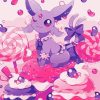 Sweet Espeon Art Diamond Painting