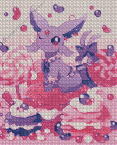 Sweet Espeon Art Diamond Painting