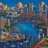 Sydney Harbour Bridge Art Diamond Painting