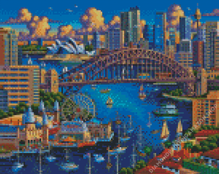 Sydney Harbour Bridge Art Diamond Painting