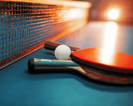 Table Tennis Rackets Diamond Painting
