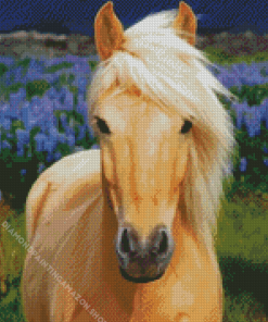 Beautiful Tan Horse Diamond Painting