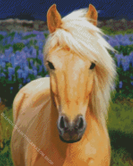 Beautiful Tan Horse Diamond Painting