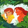 Tarzan And Jane Love Diamond Painting