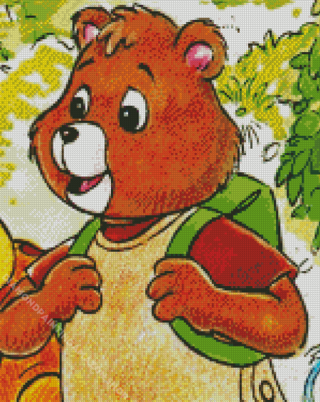 Teddy Ruxpin Art Diamond Painting