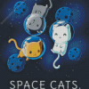 Teeturtle Space Cats Diamond Painting