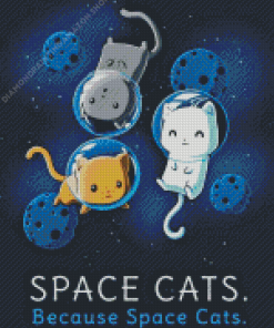 Teeturtle Space Cats Diamond Painting