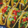 Tex Mex Beef Tacos Diamond Painting