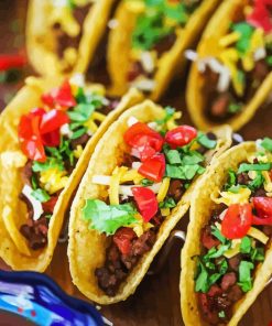 Tex Mex Beef Tacos Diamond Painting