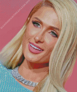 The Famous Paris Hilton Diamond Painting