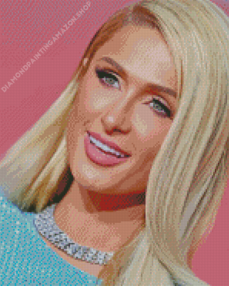 The Famous Paris Hilton Diamond Painting