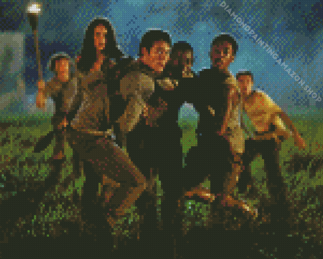 The Maze Runner Characters Diamond Painting