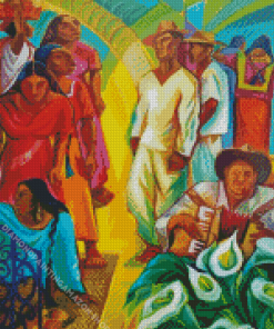 The Mexican Market Diamond Painting