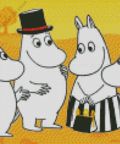 The Moomins Family Diamond Painting