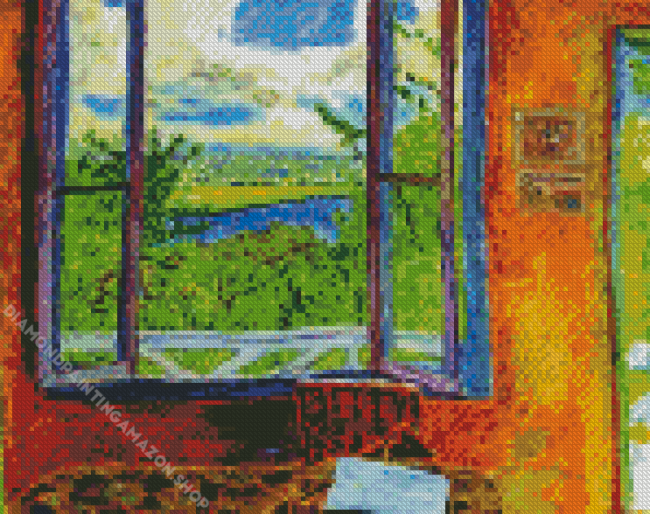 The Open Window Bonnard Art Diamond Painting