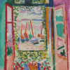 The Open Window By Henri Matisse Diamond Painting