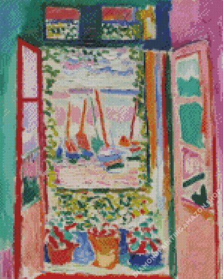 The Open Window By Henri Matisse Diamond Painting