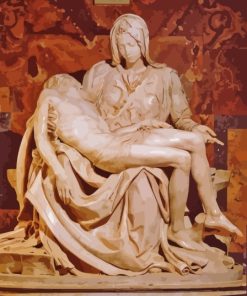 The Pieta Sculpture Diamond Painting