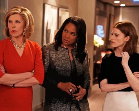 The Good Fight Serie Characters Diamond Painting