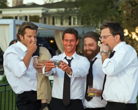 The Hangover Movie Characters Diamond Painting