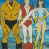 Thundarr The Barbarian Characters Diamond Painting