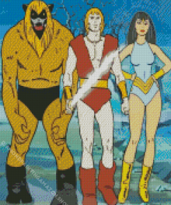 Thundarr The Barbarian Characters Diamond Painting