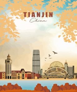 Tianjin China Poster Diamond Painting