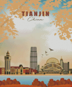 Tianjin China Poster Diamond Painting