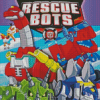 Transformers Rescue Bots Poster Diamond Painting