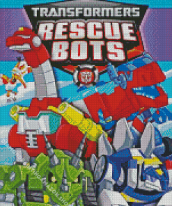 Transformers Rescue Bots Poster Diamond Painting