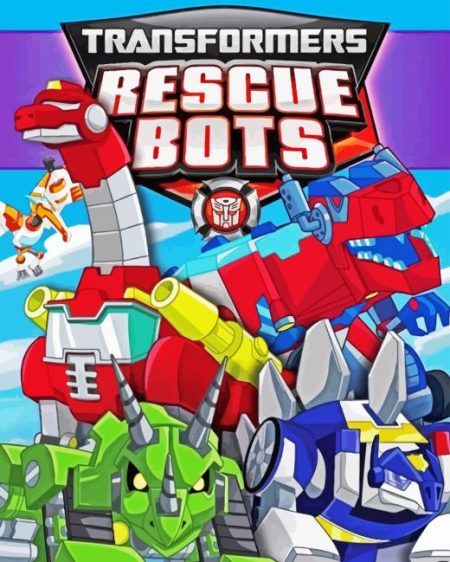 Transformers Rescue Bots Poster Diamond Painting