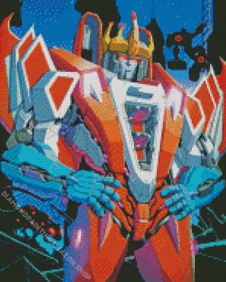 Transformers Starscream Robot Diamond Painting