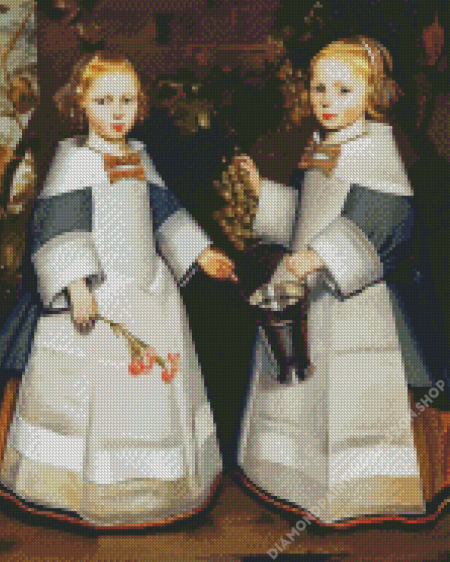 Two Girls From Groningen Diamond Painting