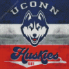 UConn Huskies Poster Diamond Painting