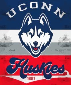 UConn Huskies Poster Diamond Painting