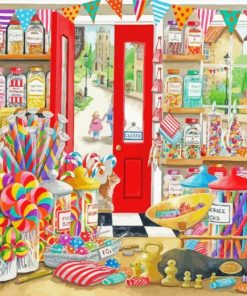 Vintage Candy Store Diamond Painting