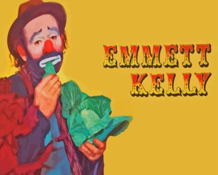 Vintage Emmett Kelly Clown Diamond Painting
