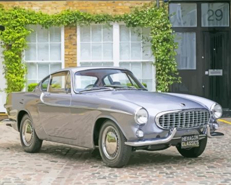 Vintage Volvo Car Diamond Painting