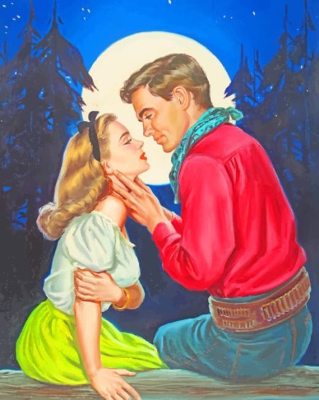 Vintage Lovers Diamond Painting