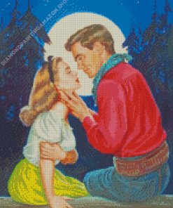 Vintage Lovers Diamond Painting