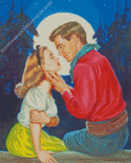 Vintage Lovers Diamond Painting