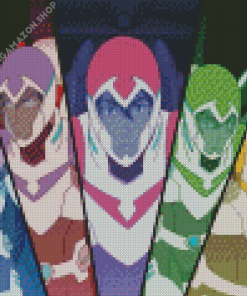 Voltron Legendary Defender Diamond Painting